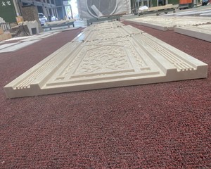 Vente en gros de carreaux de marbre Victoire naturelle carreaux de marbre beige dalle pour colonne de pierre décorative pour application dans le salon - Product Image 5