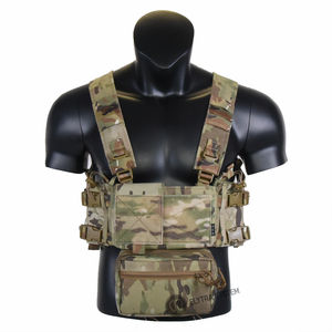 남성용 전술 기어 가슴 장비 가방 전술 조끼 배낭 플레이트 캐리어 Chaleco Tactico 위장 모스 카모 - Product Image 4