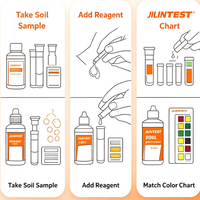 Kit de test de pH du sol liquide JILINTEST, 150 tests pour jardin, légumes, tomates, carottes, pelouse, plantation en ferme, OEM