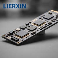 Lierxin LEX-EREADER ENIG E-Ink E-Paper Reader Kontrol PCB 6-Layer HDI FR-4 1oz Tembaga EPD WiFi BLE USB-C Lampu Depan Sentuh 6-10