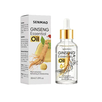 Minyak Esensial Perawatan Rambut Ginseng Melembapkan - Perawatan Anti-Kusut untuk Rambut Rusak dan Kering, Perawatan Rambut Tanpa Bilas yang Menutrisi