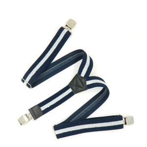 Bretelles élastiques réglables en cuir à dos en Y avec 3 clips pour pantalons de <span class=keywords><strong>mariage</strong></span>-Porte-jarretelles pour vêtements de cérémonie - Product Image 2