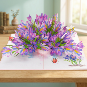 Saffron Garden Handmade Pop up Car Paper Flower Theme Crafts Gifts Vietnamese Hanoi Made Wedding Decor - Product Image 1