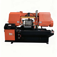 Scie à ruban manuelle en acier avec moteur de 7,5 kW pour la découpe de barres d'armature, multifonctionnelle