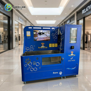 <span class=keywords><strong>Station</strong></span> <span class=keywords><strong>de</strong></span> lavage pour chiens en libre-service avec <span class=keywords><strong>machine</strong></span> distributrice, élévation électrique et structure en acier inoxydable pour animaux <span class=keywords><strong>de</strong></span> compagnie - Product Image 1