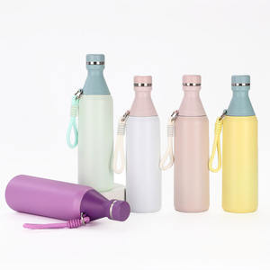 Bouteille sport isotherme en acier inoxydable 20oz/34oz, personnalisable, avec couvercle 100% étanche et petite ouverture, idéale pour le cyclisme - Product Image 1