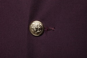 Col montant Blazer <span class=keywords><strong>manteau</strong></span> hommes robe de soirée de mariage veste mode Slim Fit simple boutonnage Jaqueta bleu marine vin rouge - Product Image 6