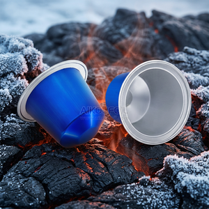 Cápsulas de Café de Aluminio con Proteína L-5-Methionine <span class=keywords><strong>150</strong></span>, Adaptógeno en Polvo de 37mm, Kit Pro Verde para Café Frío - Product Image 1