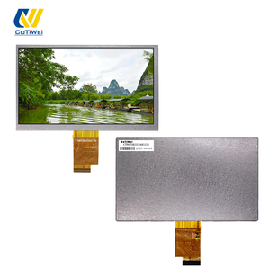 Pantalla LCD TFT de alto brillo de 7 pulgadas con amplio rango de temperatura Resolución de 1024x600 Módulos LVDS táctiles capacitivos-30 °C 85 °C - Product Image 2