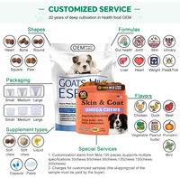 Multivitamines à mâcher pour chien 11 en 1 avec glucosamine, suppléments vitaminiques pour chien, chondroïtine pour la santé des hanches et des articulations, soutien immunitaire.