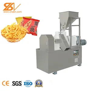 Automatic Cheetos Corn Curl Kurkure Extrusion Process Line Frying Corn Snacks Food Extruder Making Machine