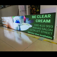 Bingkai Poster Aluminium LED, Booth Pameran, Bingkai Poster Dinding, Lightbox Kain, Papan Iklan Pameran Dagang, Light Box