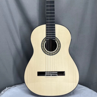 Aiersi Handmade Vintage Spanish Classical Guitar High Quality All Solid Spruce Top Nylon String Musical Instrument Master Grade