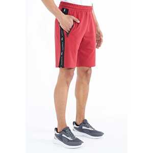 Shorts décontractés pour homme Alfred Red, taille moyenne, coton respirant, coupe standard, taille S - Product Image 2