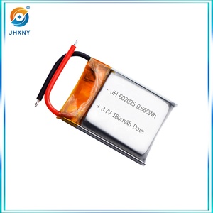 Công suất cao 3.7V 180mAh Pouch Lithium ion có thể sạc lại pin tuổi thọ 802025 702025 602025 GPS thiết bị theo dõi với LiFePO4 - Product Image 2