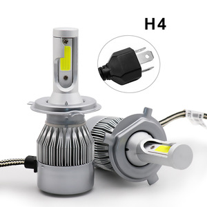 Phares LED <span class=keywords><strong>C6</strong></span>, ampoules de phares LED <span class=keywords><strong>H4</strong></span>/H7, faisceau haut et bas intégré, lampe avant automobile modifiée pour remplacement de véhicule - Product Image 1