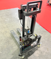Nouveau transpalette électrique portable pliable 300 kg 1,6 m, élévateur manuel autoportant, transpalette électrique monté sur camion, chariot élévateur à fourche
