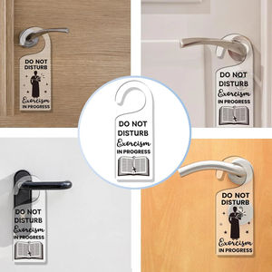 5mm d'épaisseur acrylique <span class=keywords><strong>avis</strong></span> porte cintre signe religieux prière cérémonies exorcisme en cours porte poignée tentures - Product Image 3