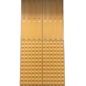 GUCI - Baldosas <span class=keywords><strong>de</strong></span> Porcelana para Exteriores, Diseño Moderno, Antideslizantes, Acabado Glaseado, 300*300*20, Color Amarillo Grisáceo, para Césped Artificial - Product Image 1