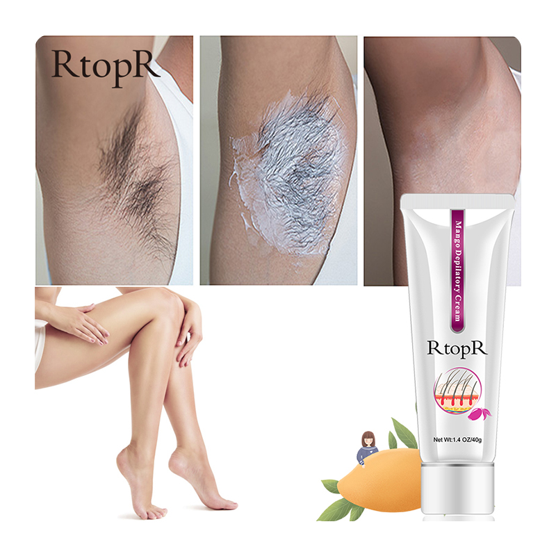 RtopR Natural Mango Extract Painless Hair Removal Cream for Body