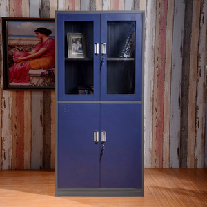 Tủ Kim Loại tủ tập tin với cửa kính và cơ chế khóa chìa khóa để lưu trữ kim loại an toàn - Product Image 2