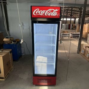 Enfriador de Bebidas Refrigerado para Supermercados, con Estantes Ajustables de Acero Inoxidable, para Bebidas <span class=keywords><strong>Coca</strong></span>-Cola - Product Image 4