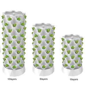 Indoor Outdoor Hydroponic Pineapple Tower Grow Systems Garden Agricultural Soilless Culture sistemi di controllo idroponici verticali