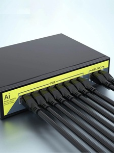 4 Gang 8 Port POE anahtarı fabrika OEM ODM 4CH 8CH ağ anahtarı 48V 10/100Mbps Ethernet Poe portları ile - Product Image 4