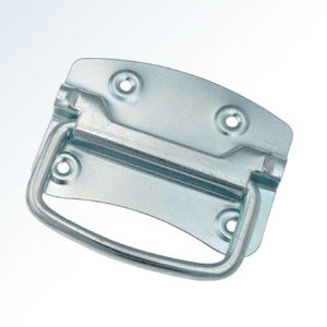 Durable Zinc Plated Metal Bail Pull Handle Easy Install for Flight Case Tool Box Wooden <b>Storage</b> Chest - Product Image 3
