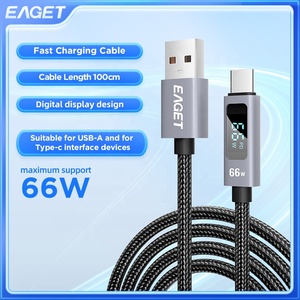 Eaget eu412 Nhanh Chóng Sạc Type-C Cáp Dữ Liệu 66W USB Pd Nhanh Chóng Sạc Dòng Cho Điện Thoại Di Động Điện Thoại Và Máy Tính - Product Image 3
