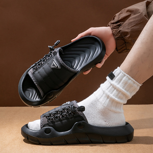 Sandalias Planas de Verano para <span class=keywords><strong>Hombre</strong></span>, Color Sólido, Sandalias de Exterior para <span class=keywords><strong>Hombre</strong></span>, Sandalias de Alta Calidad, Sandalias Personalizadas con Logotipo - Product Image 3