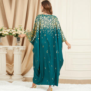 Abiti da donna Maxi Abaya Casual a manica a pipistrello Kimono abito lungo musulmano Dubai Turkey Kaftan <span class=keywords><strong>abbigliamento</strong></span> islamico - Product Image 5