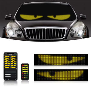 Nouveaux accessoires pour éclairage automobile DIY 16*32 64*20 96*16 Écran LED Indicateurs de pare-brise Œil du diable Application Télécommande 2023 Éclairage automobile - Product Image 4