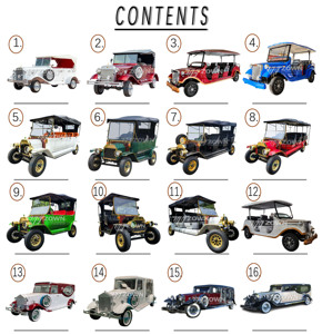 Nouvelle conception de voiture classique électrique de luxe antique et durable, 4 places, véhicule vintage personnalisé à vendre - Product Image 6