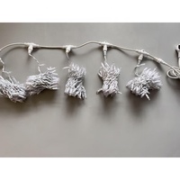 Blanc léger extérieur de rideau d'IP65 2*7m avec le désherbage décoratif de Noël d'instantané blanc connectable