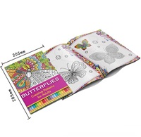 Livre de coloriage personnalisé pas cher pour enfants et adultes Service d'impression de livres d'activités parfait/reliure à coutures en spirale/selle