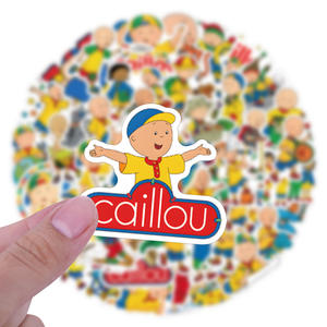 55PCS Autocollant <span class=keywords><strong>Caillou</strong></span> d'animation d'illumination célèbre - Product Image 2
