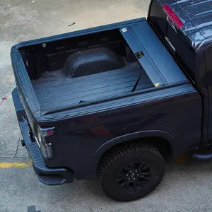 Roller obturador tampa caminhão cama captador tonneau capa para Chevy Silverado 1500 2022 +