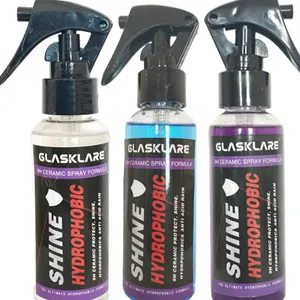 factory original direct selling 110ml 250ml 500ml 9h ceramic spray,quick spray ceramic&ceramic sealant spray Purple liquid