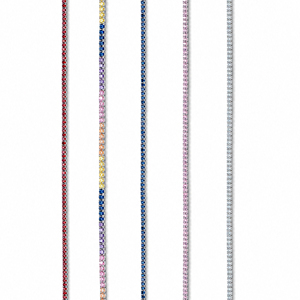Pulsera de Plata de Ley 925 con Circonitas Cúbicas Arcoíris, Diseño de Una Sola Hilera, Baño de Rodio, Estilo Moderno para Fiesta, Directo de Fábrica - Product Image 4