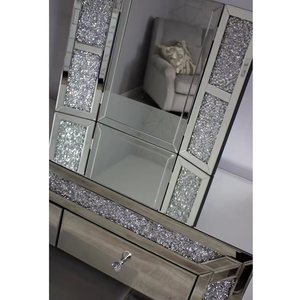 Modern Luxury Design Mirror Glass Vanity Storage Home Decor Luxury <strong>Art</strong> <strong>Deco</strong> Mirror Vanity Living Room Bedroom - Product Image 4