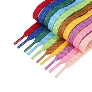 Trending Fashion Flat Colorful <b>Braided</b> Rope Shoelace Wholesale Suitable for Casual Shoes Sports Shoelace - Product Image 2