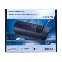 Caméra double DVR de voiture R300 PRO avec GPS et 3D G-Sensor TFT LCD X3000 FHD 1080P Dash Cam Video Camcorder Cycle Recording