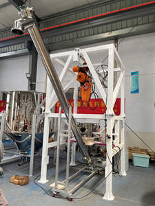 Dzjx इलेक्ट्रिक स्वचालित सीमेंट सिलो बैग अनलोडिंग मशीन स्क्रू कन्वेयर प्लेटफॉर्म बड़ा टन बैग डिस्चार्ज स्टेशन - Product Image 5