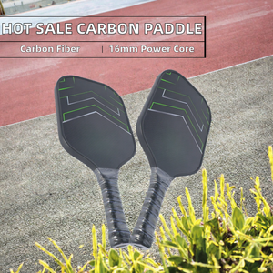 Pala de Pickleball de Fibra de Carbono Cruda de 16 mm con Núcleo de Panal, Ligera y Antideslizante para Entrenamiento y Competición - Product Image 2