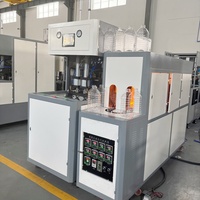 Machine de fabrication de bouteilles semi-automatiques en plastique à grande vitesse de 5 litres machine de moulage par étirage-soufflage de bouteilles en PET