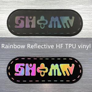 カスタマイズ可能な3D TPUロゴ縫い付けアクセサリーラベル高周波ゴム靴パッチメッキ長方形 & 正方形パターン - Product Image 4