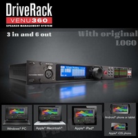 Processeur audio professionnel Paulkitson VENU360 3 entrées 6 sorties, équipement audio en métal