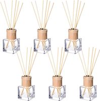 Diffuseur de parfum d'ambiance en verre haut de gamme grande capacité pour huiles essentielles, ensemble de diffuseurs à bâtonnets 200ml 500ml, coffret cadeau
