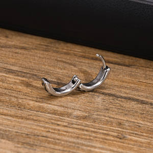 Acciaio inossidabile vecchio colore Punk drago modello incernierato orecchini a cerchio polsino per gli uomini <span class=keywords><strong>Piercing</strong></span> gioielli di moda - Product Image 5